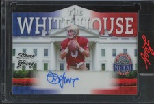 Steve Young 2026 Leaf Metal President's Day The White House 1/1 Autograph.