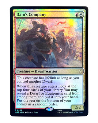 MTG | Dain's Company | The Hobbit | Foil | NM | EN