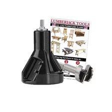 Lumberjack Tools Tenon Cutter Kit for Log Furniture, 1.5" Cutter & Forstner B...