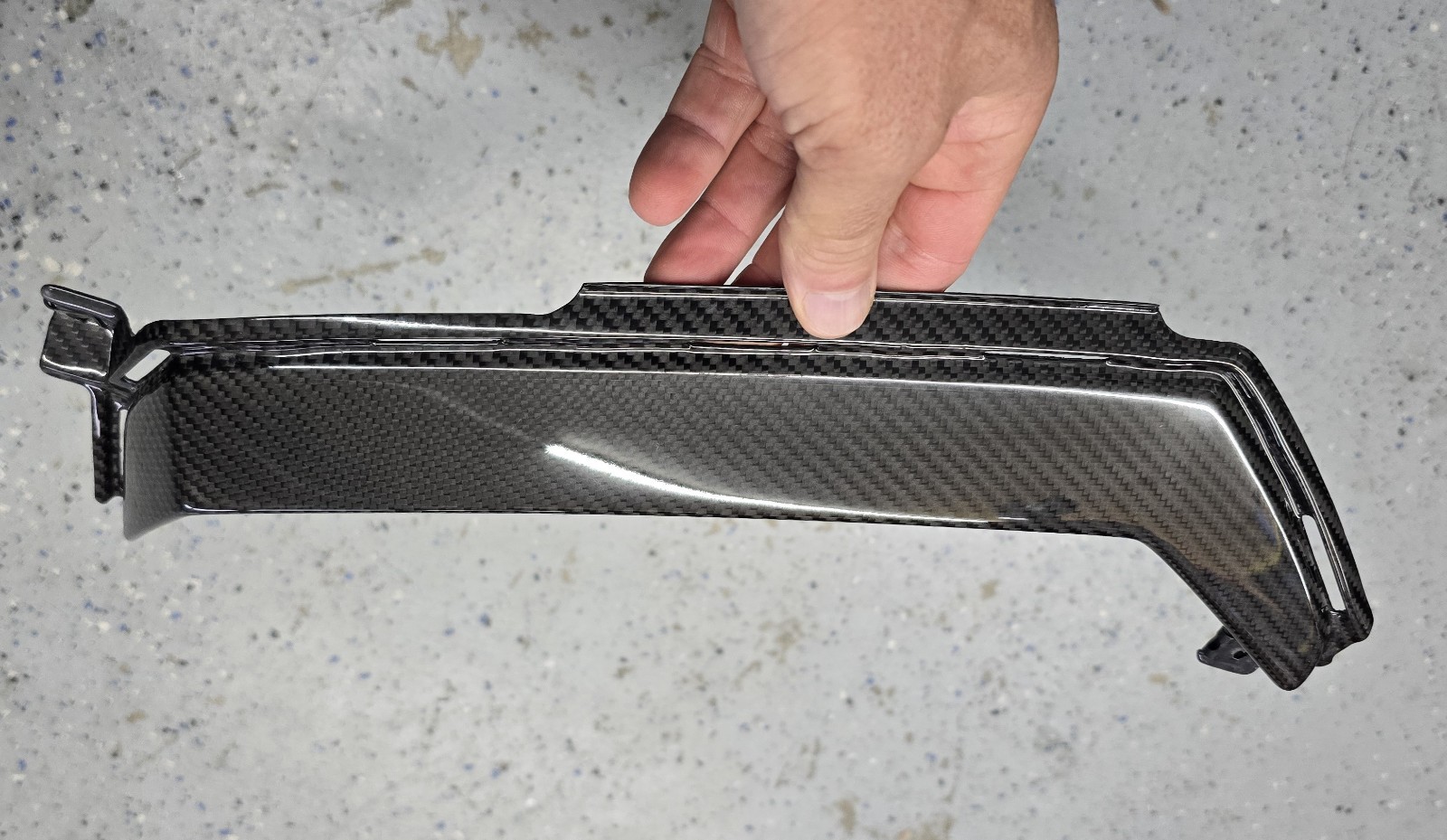 Lamborghini Urus Trim Front Bumper Splitter Side Carbon Fiber 4ML807819A