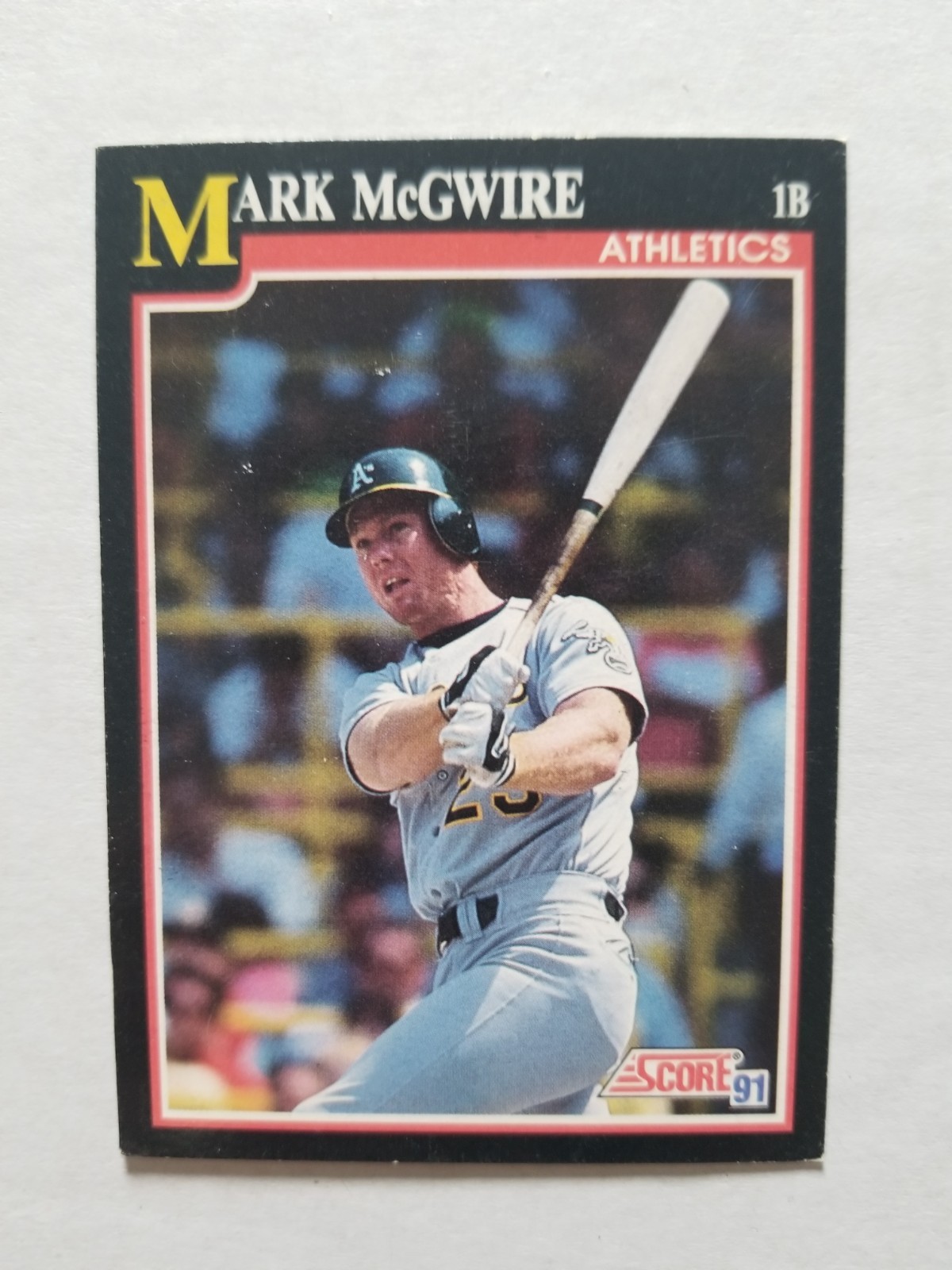 Mark McGwire 1991 Score #324