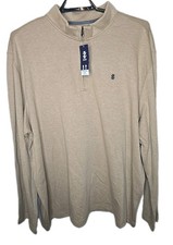 IZOD Luxury Classics Mens Performance Comfort 1/4 Zip Pullover Sweater Size 2XLT