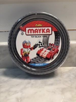 Lego Block Tape by Zuru 6.5 Feet 4 Studs Wide Gray  
