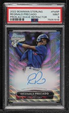 2022 Bowman Sterling Prospect Wave Refractor Reginald Preciado PSA 9 Auto 0c6