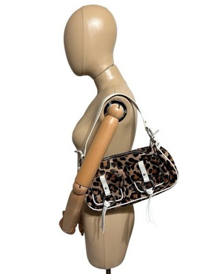 Vtg Dolce & Gabbana Brown Leopard Pony Hair Bag | eBay