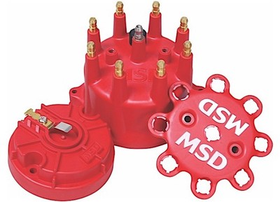 MSD 84315 Cap And Rotor Kit, Small Diameter, Red