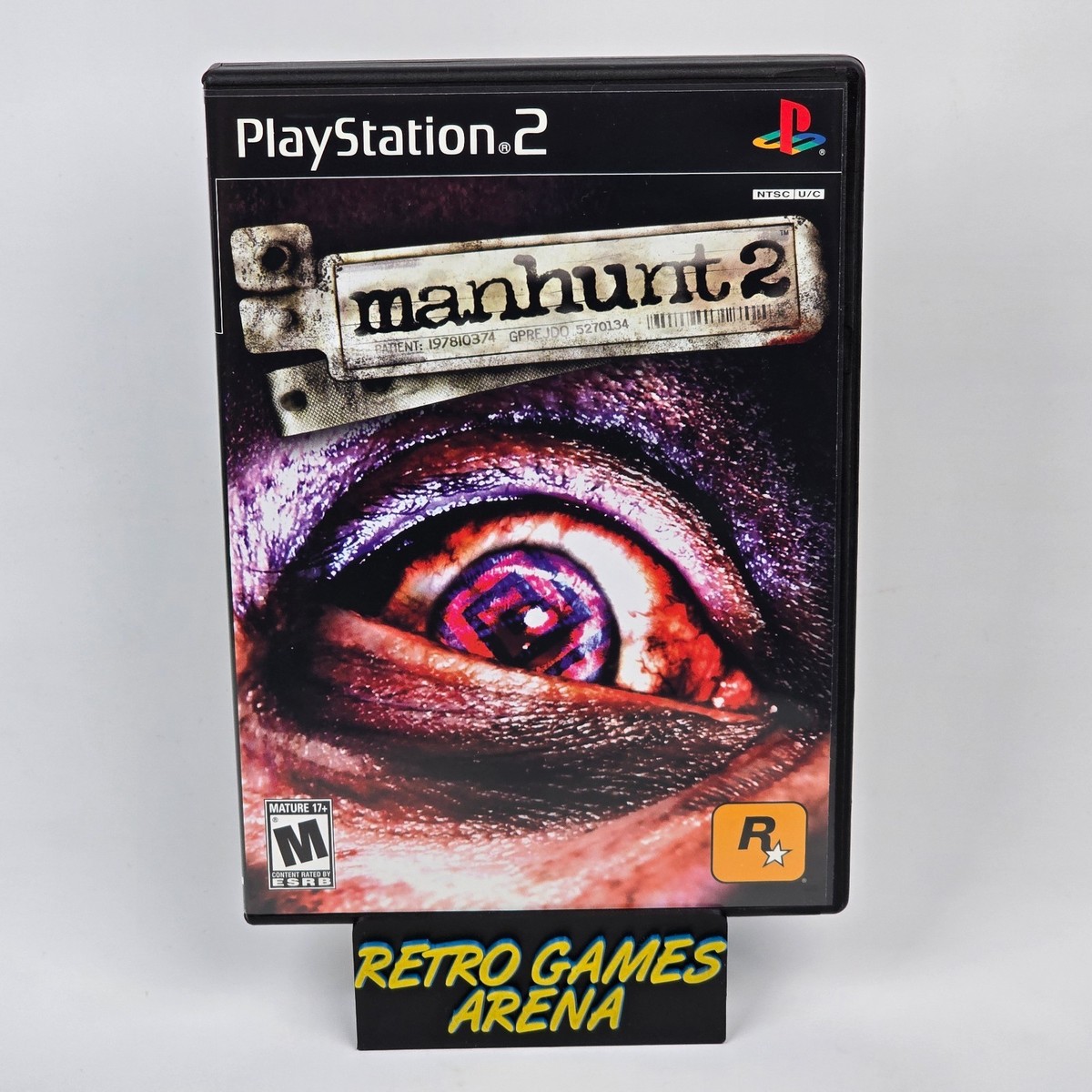 Manhunt 2 (PlayStation 2 PS2) CIB COMPLETE (Disc Front Scratched
