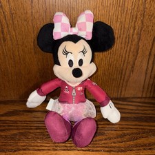 Disney Junior Mickey and The Roadster Racers Minnie Mouse 10" Plush Pre-Owned