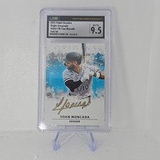Panini Chronicles Origins Autographs Yoan Moncada Gold Ink Serial Chicago 2021
