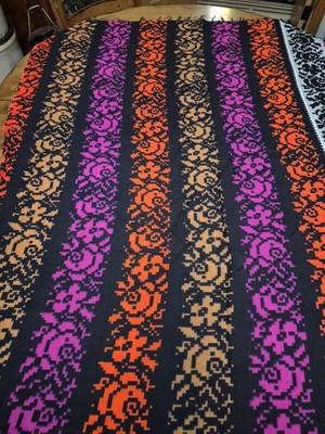 VTG Bohemian/India Style Pattern Fabric Swath Unused Vibrant Colors Beautiful  