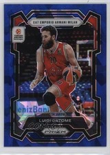 2023 Panini Prizm Turkish Airlines EuroLeague Blue Ice /125 Luigi Datome #4 14mf