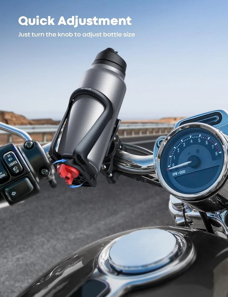 Lamicall Bike Water Bottle Holder - [For 2-2.75" Diameter Bottles] [For Handleba - Image 3 of 4