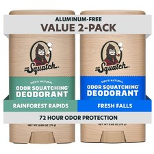 Powerful Odor Protection Men's Deodorant 2-Pack - 72 Hours Aluminum Free Formula
