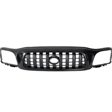 Grille For 2001-2004 Toyota Tacoma Textured Black Plastic