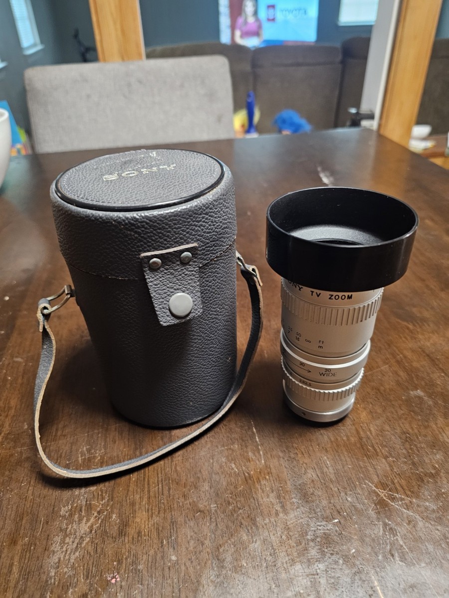 Vintage SONY TV ZOOM Camera Lens 20-80mm Zoom Wide Angle