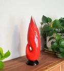 Frankoma Pottery Limited Edition #19  1970s  Flame Vase Signed Grace Lee Frank
