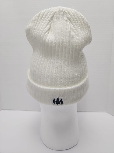 Titleist Charleston Cuff Golf Knit Beanie Bone Black White Logo Patch NWT #1845 - Picture 11 of 12