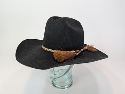 MHT Master Hatters Of Texas Western Cowboy Hat Black 3X  display picture 1