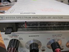 HP 8555A RF SPECTRUM ANALYZER PLUG IN  0.01 - 18GHZ