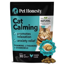 Calming Supplement for Cats, Chicken Flavor, 3.7oz, 30ct
