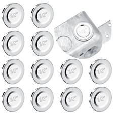 Yaocom 12 Pcs Knockout Seal Electrical Box 1/2 Inch Inch, Gray 