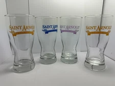 Set of 4 Saint Arnold Craft Beer Tasting Glasses Houston Texas