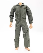 1:6 Scale BBI USMC Force Recon Green Nomex Flight Suit for 12" Pilot Figures