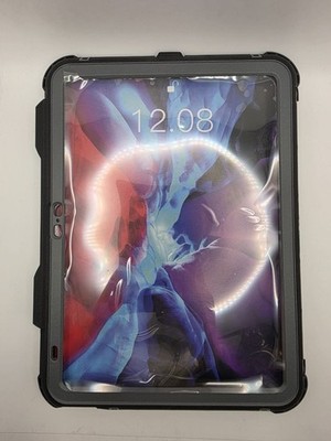 Shellbox iPad 10 10,9'' Hülle Wasserdicht Stoßfest Ständer & Schlüsselband Schwarz