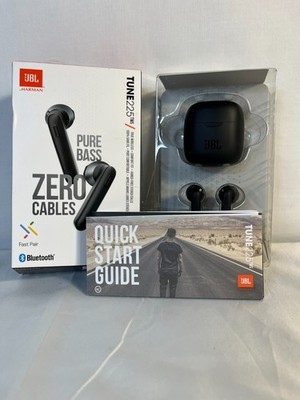 JBL Tune 225TWS Black 25 Hours Playtime Bluetooth Wireless Earbuds Black
