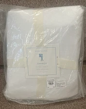 NEW Pottery Barn Kids Chamois Twin Fitted Sheet, White