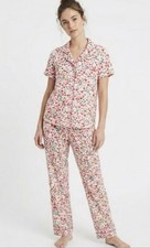 NWT KATE SPADE Size M Women's PJ  s Pajama Crop Set Pacific Bloom