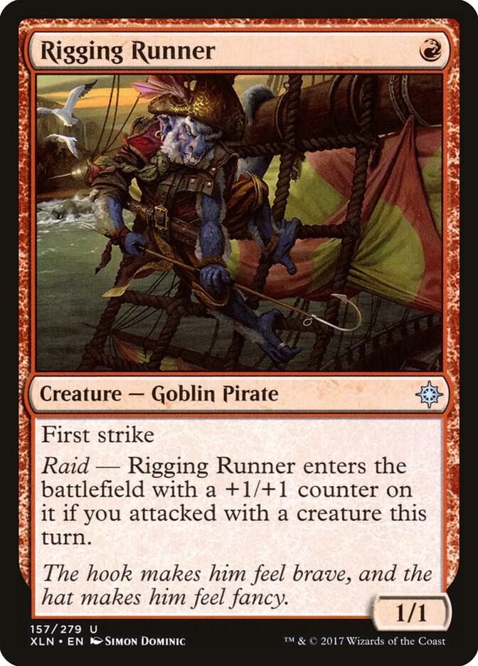 Rigging Runner 157 Uncommon Ixalan Magic: The Gathering Near Mint