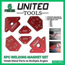6PC Welding Magnet Set-30/45/60/90/135 Degree Angles