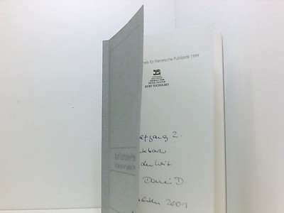 Kurt Tucholsky-Preis für literarische Publizistik 1999 an Daniela Dahn Michael H