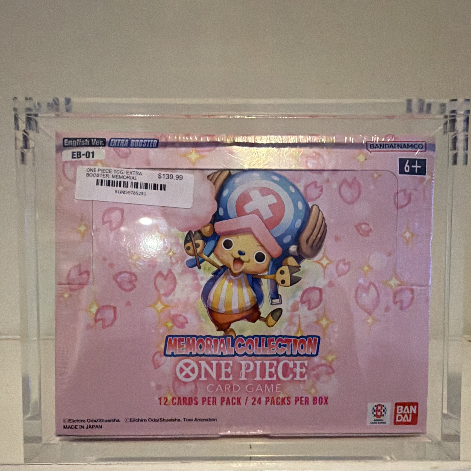 Bandai One Piece TCG Memorial Collection EB-01 Extra Booster Box 24 Packs