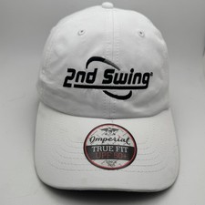 Imperial 2nd Swing Golf Hat Mens White Adjust...