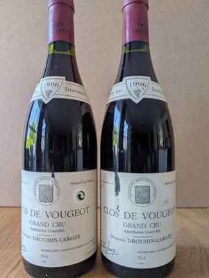 Domaine Drouhin-Laroze Clos de Vougeot Grand Cru 1996 Rotwein 13% 2 Fl.