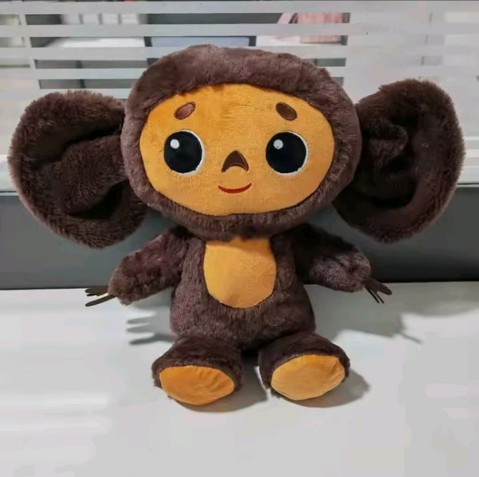 6" Cheburashka Doll Russian Cartoon Plush Toy Stuffed Чебурашка Мягкая Игрушка