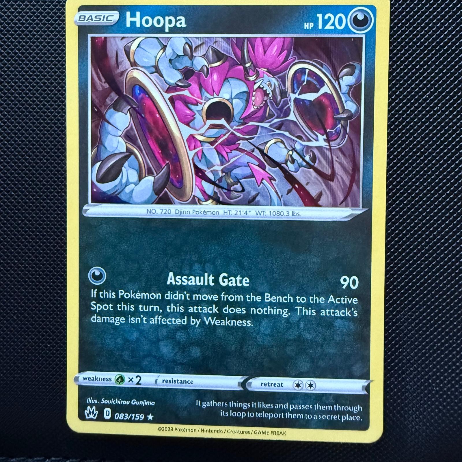 Hoopa 083/159 Holo Rare Crown Zenith Pokemon Near Mint