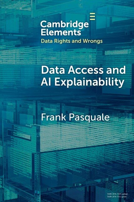 Data Access and AI Explainability Pasquale Paperback Cambridge University Press