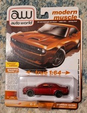 AUTO WORLD Ultra Red 2021 DODGE CHALLENGER SRT SUPER STOCK CHASE Modern Muscle