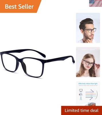 Unisex Blue Light Blocking Glasses - Reduce Eyestrain and Enhance Sleep Quality