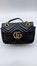 Gucci Small Marmont shoulder bag with Gold Ha...
