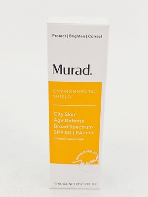Murad City Skin Age Defense SPF 50 Mineral Sunscreen 1.7oz 2/24+