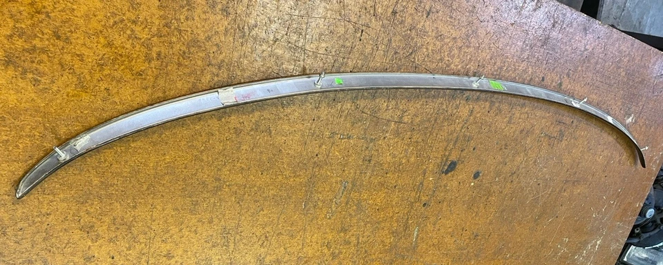 W208 Mercedes CLK430 CLK320 CLK55 Dashboard Wood Trim Panel 98-03 Gray Birdseye - Image 4 of 4