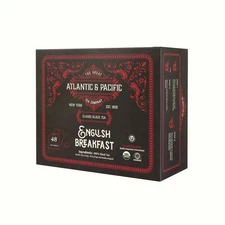 A&P Organic English Breakfast Tea 48 Count box BBD 6/2028 Atlantic Pacific