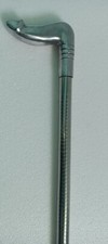 Vintage Silver AL Penis Head Handle Stainless Steel Tactical Walking Stick Cane