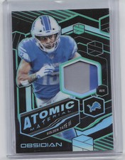 2018 Panini Obsidian #AM-23 Golden Tate Atomic Material Green #21/25