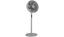 Bush 16inch Pedestal Fan Grey 3 Speed Oscillating Floor Desk Fan Remote 7355569