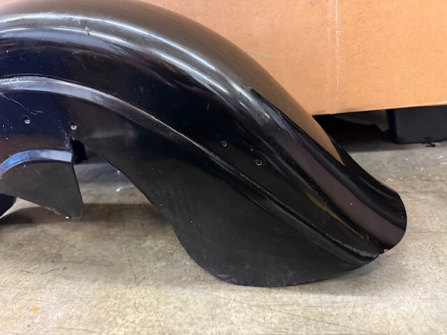 Vintage Indian Front Fender Black Steel 34"x15" 99–03 Chief Scout Spirit Gilroy - Image 4 of 4